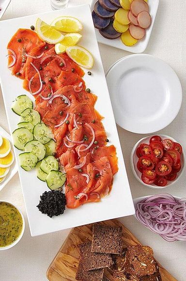 Smoked Salmon Board