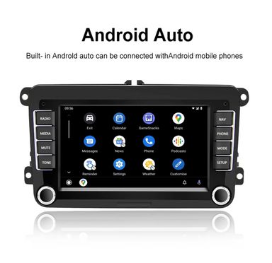 Rádio android 7" Volkswagen Skoda Seat 2/64GB Carplay WiFi CANBUS