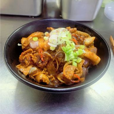 M) 菜谱猪肉荷包蛋盖饭 (Preserved Radish Pork Rice Bowl With Egg)