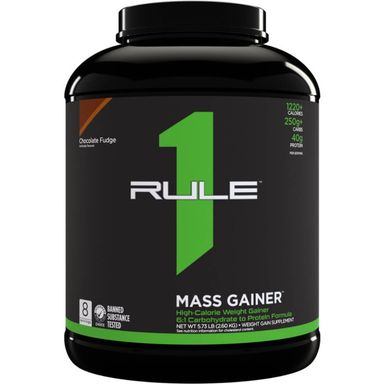 RULE 1 R1 MASS GAINER 5.5LBS CHOCOLATE PEANUT BUTT