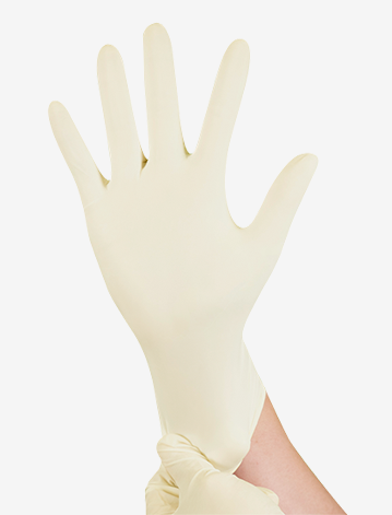 Latex Examination gloves 