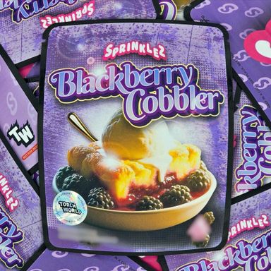 Sprinklez blackberry cobbler 