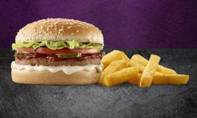 New Veggie Burger Meal 