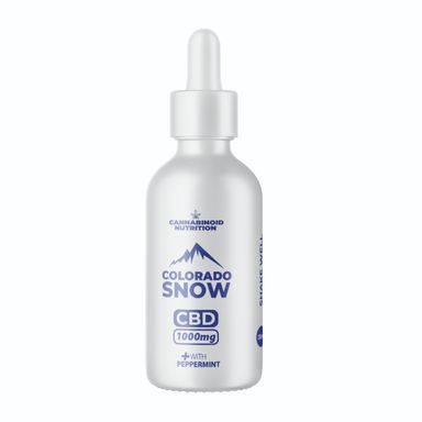 Colorado Snow | Sublingual Spray | Steam-distilled mint | 600mg CBD | 30ml