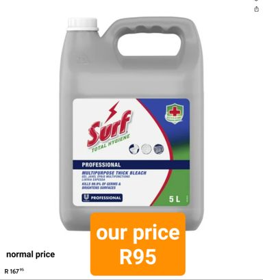 Surf multi purpose thick bleach 5l