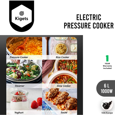 6L Electric Pressure Cooker