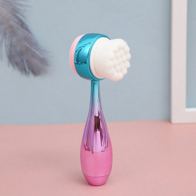 Double-Sided Silicone Facial Cleansing Brush