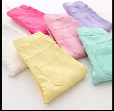 Candy colorful Jeggings for girls 