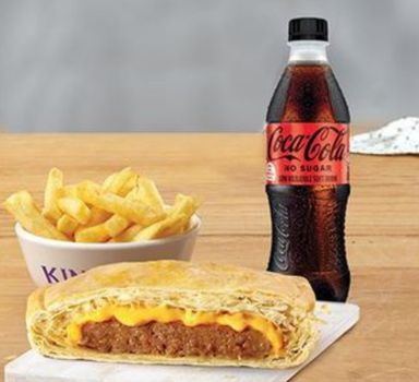 Burger Meal ( burger pie +Regular chips +buddy )