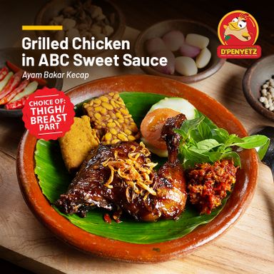 Grilled Chicken In ABC Sweet Sauce + Rice