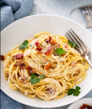 CARBONARA SAUCE SPAGHETTI