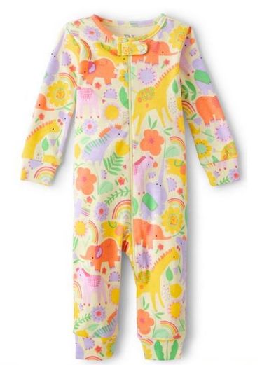 Children’s Place cute fun animals print footless pajama