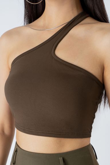 Acute Top in Brown (XS)