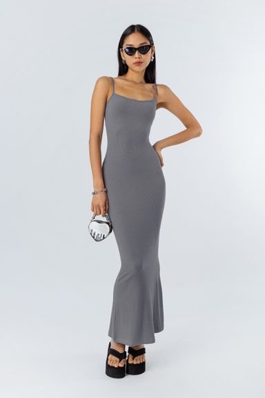 Complexion Dress in Light Grey (S)