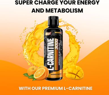 NUTREX L-CARNITINE 3000 31 SERV ORANGE MANGO