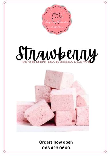 Strawberry Marshmallows 