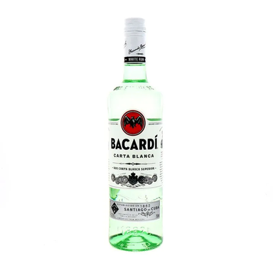 Ron Bacardi Carta Blanca 750 Ml