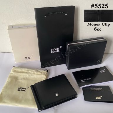 [6cc Money Clip #5525] Mont Blanc Meisterstück Wallet
