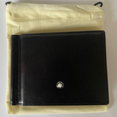 [6cc Money Clip #5525] Mont Blanc Meisterstück Wallet