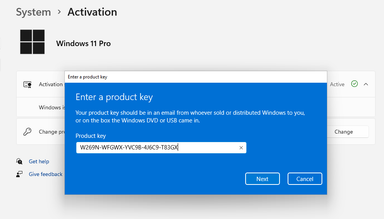  Clé d'activation Windows 11