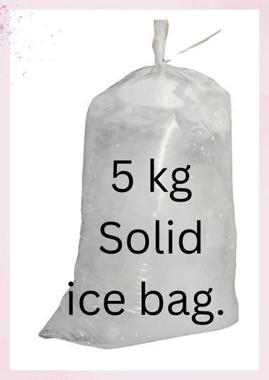 Solid 5 kg block ice