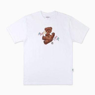Ambler Balloon Bear T-Shirt - White 