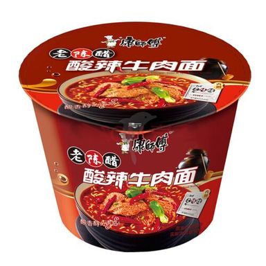 康师傅酸辣牛肉面 KSF Vinergar sour&Spicy Beef Noodle