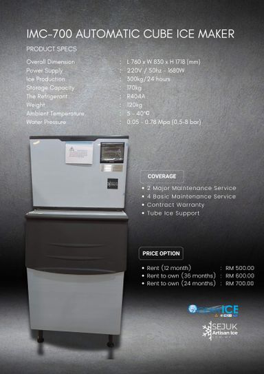 Automatic Cube Ice Maker