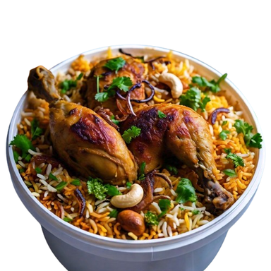 Zaika Bucket - Hyderabad Style Chicken Briyani Set (5 Pax)