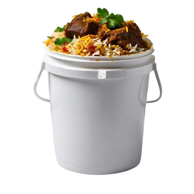 Zaika Bucket - Hyderabad Style Mutton Briyani Set (5 Pax)