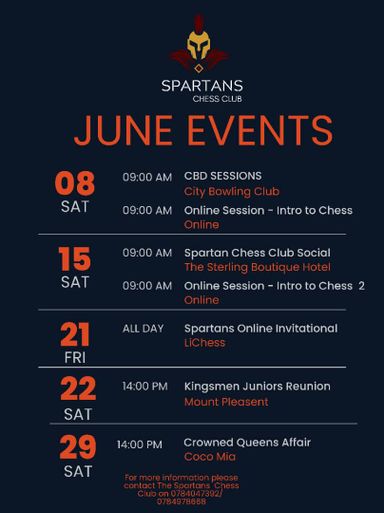 Spartans June Membership 