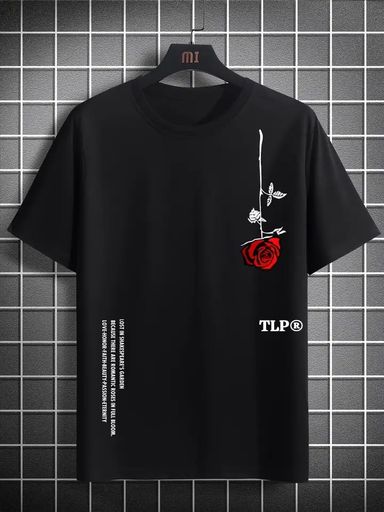 RED ROSE t - shirt