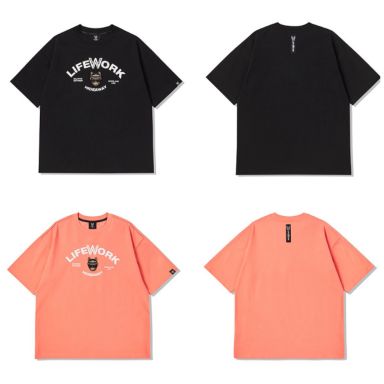 LIFEWORK Embroidery Hipdog T-Shirt 