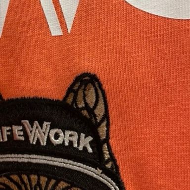 LIFEWORK Embroidery Hipdog T-Shirt 