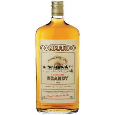 Commando Cask Matured Brandy Bottle 750ml