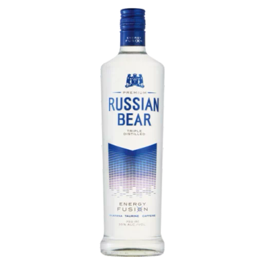 Russian Bear Energy Fusion Vodka Bottle 750ml