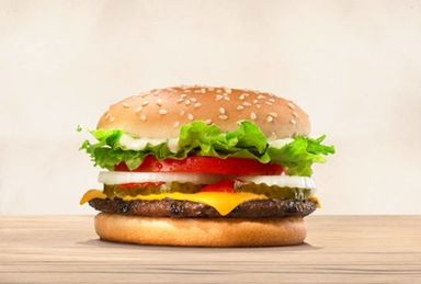 WHOPPER JR SANDWICH WITH CHEESE (SANDWICH ONLY)