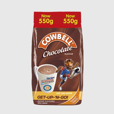 Cowbell chocolate 550g