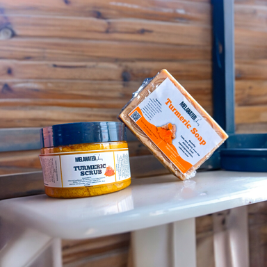 Turmeric soap & scrub combo