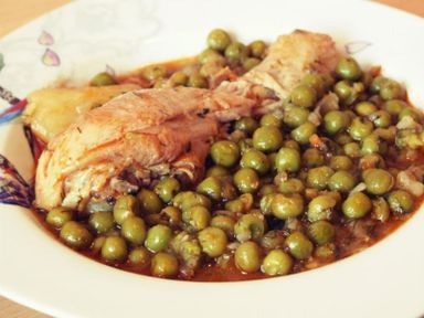 Petit pois au poulet