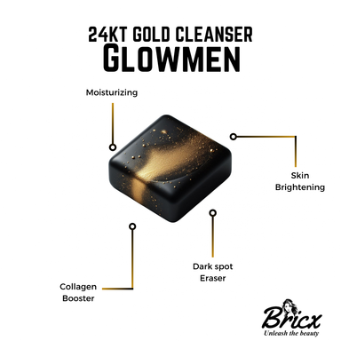 GLOWMEN- 24kt Men’s Gold Cleanser 55g