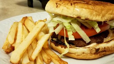 Single Burger (With Fries)