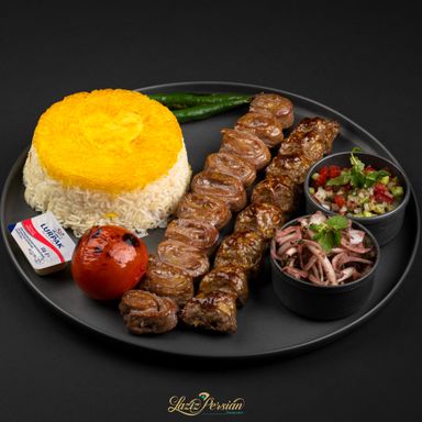 mixed lamb fillet and lamb minced kabab with rice (cholo kabab soltani) 🔥 MOST SELLER 🔥