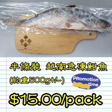 半條(邊)裝 越南 急凍魽魚