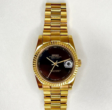 Onyx Dial Gold DateJust