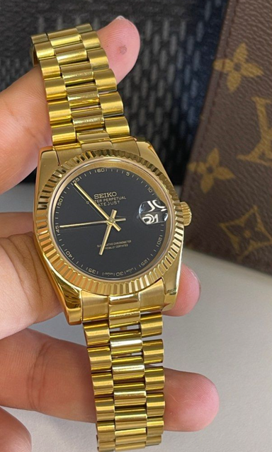 Onyx Dial Gold DateJust