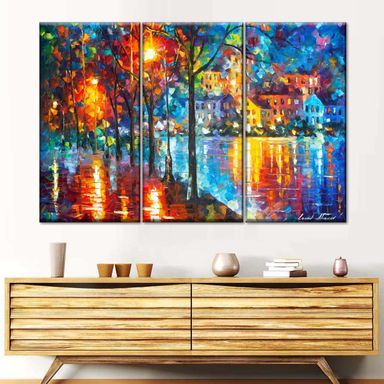  Cold Emotions Abstract Painting 3 Piece Canvas Wall Art For Living Bedroom Office Home Decor 