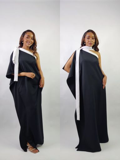 The Olivia Pope One Shoulder Kaftan 