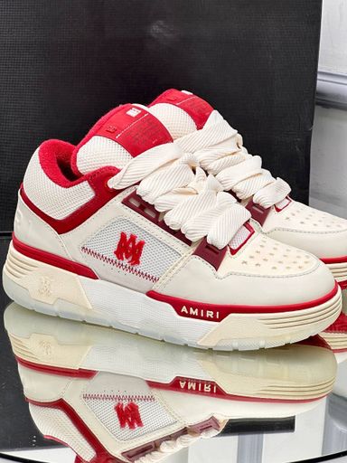 AMIRI Red & white MA-1 Sneakers