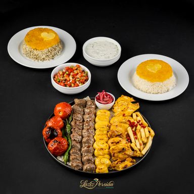 Mixed Grill Party For 3 Person (4 kabab+2rice+2 appetizer)